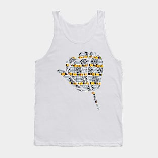 Tulip Floral Design with Africa pattern Tank Top